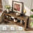 62.99" Farmhouse  2-Tier Brown Narrow Wood Console Table With Storage For Entryway Sofa Table, Entrance, Living Room
