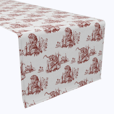 Table Runner, 100% Cotton, Floral 180