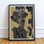 « seattle city map », reproduction d’impression sur affiche en luxe-31735538