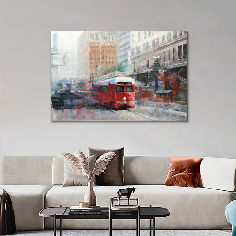 Peinture sur toile tendue