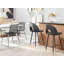 Aubin Upholstered Counter Stool with Metal Frame-1260966416