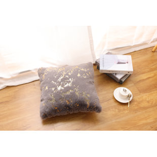 Coussin décoratif en fausse fourrure (Ensemble de 2)