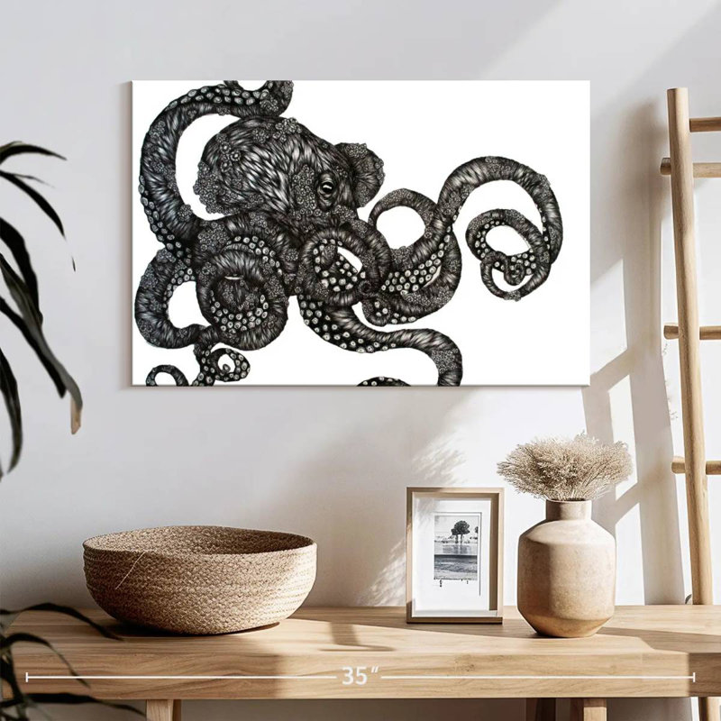 Brampt Barnacle Octopus, 16" H x 24" W