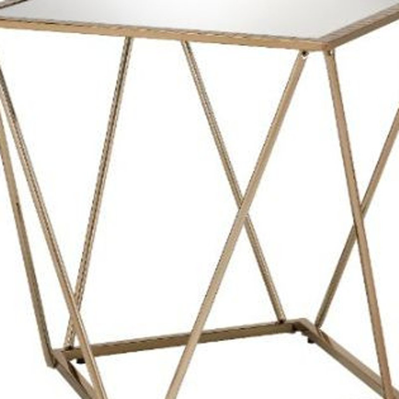 table de bout style traîneau