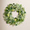  Green Eucalyptus Leaf Wreath, 24 Inch Artificial Spring Summer Wreaths for Front Door Decor Boxwood Wreath with Big Berries, Farmhouse Greenery Wreath Outside Year Round - Indoor/Outdoor