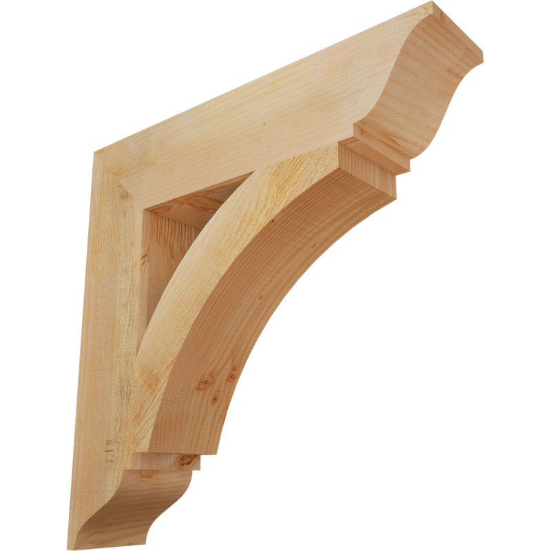 Thorton Traditional Bracket, Douglas Fir (Rough), 28"H x 6"W x 28"D