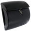 Pearl Anthracite RAL7016 High Quality Lacquer Finish Wall Mounted Lockable Weatherproof Post Box & Intergrated Newspaper Holder