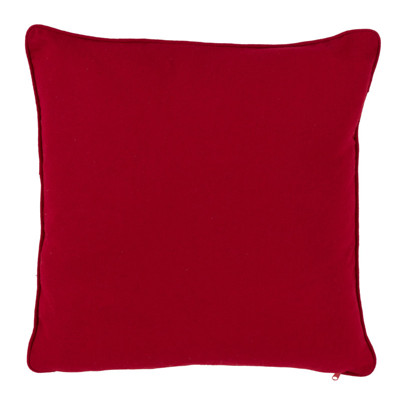 Chute De Neige Collection Appliqued Down Throw Pillow