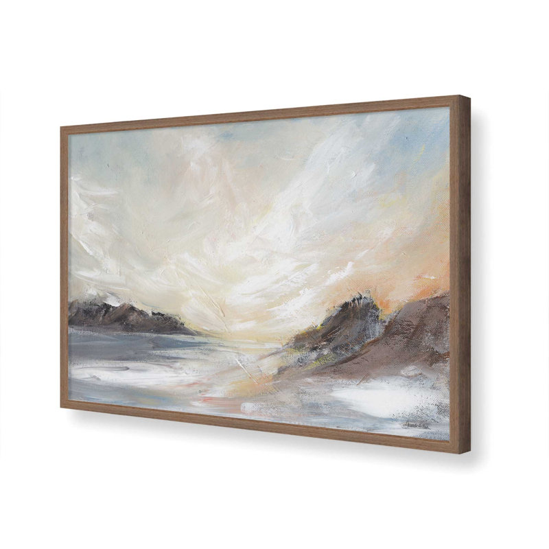 «Open Sky» par Amanda Hilburn, reproduction d'art, L 40 x H 30, Brun, Impression encadrée