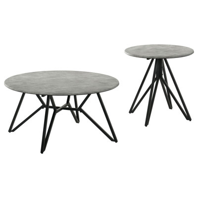 Ensemble de table basse et de table d'appoint 2 pièces Garfield