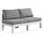 Kylis 60'' Wide Aluminum Loveseat with Cushions-61209622-61209623