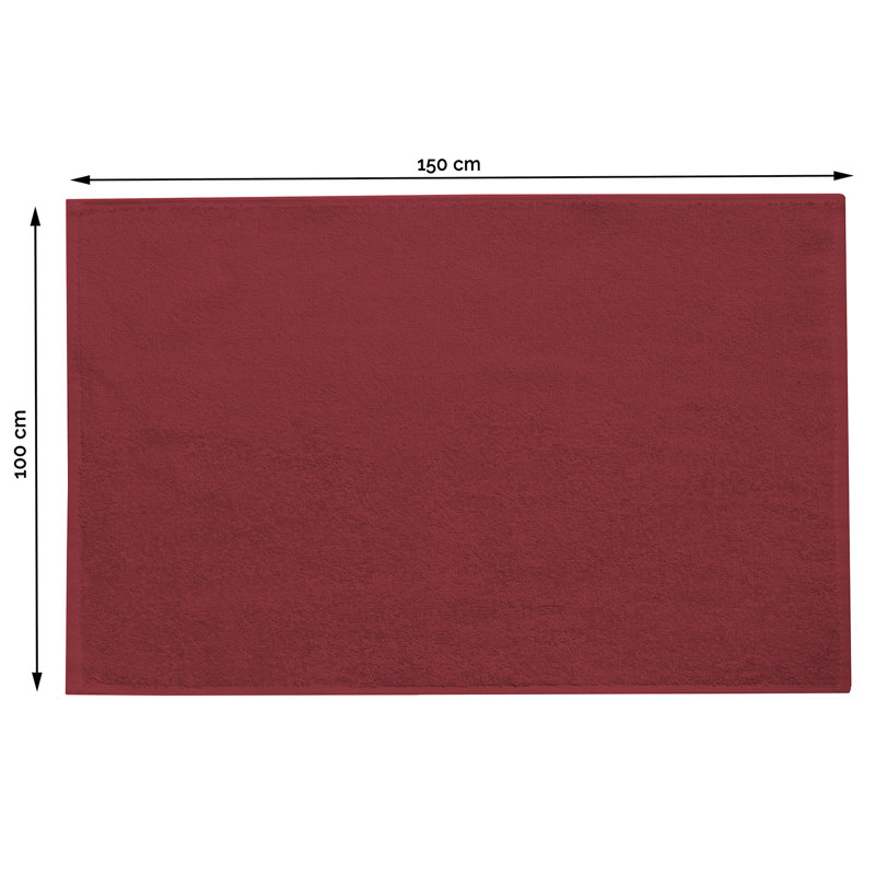 Midweight Bath Sheet, Bordeaux