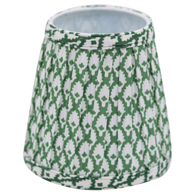 Empire Sconce Hardback Lampshade With Flame Clip Fitter, White