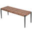 Bacote Powder Coated Steel Outdoor Bench