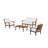 Mission 4 Piece Sofa Seating Group with Cushions-88752840-131265850