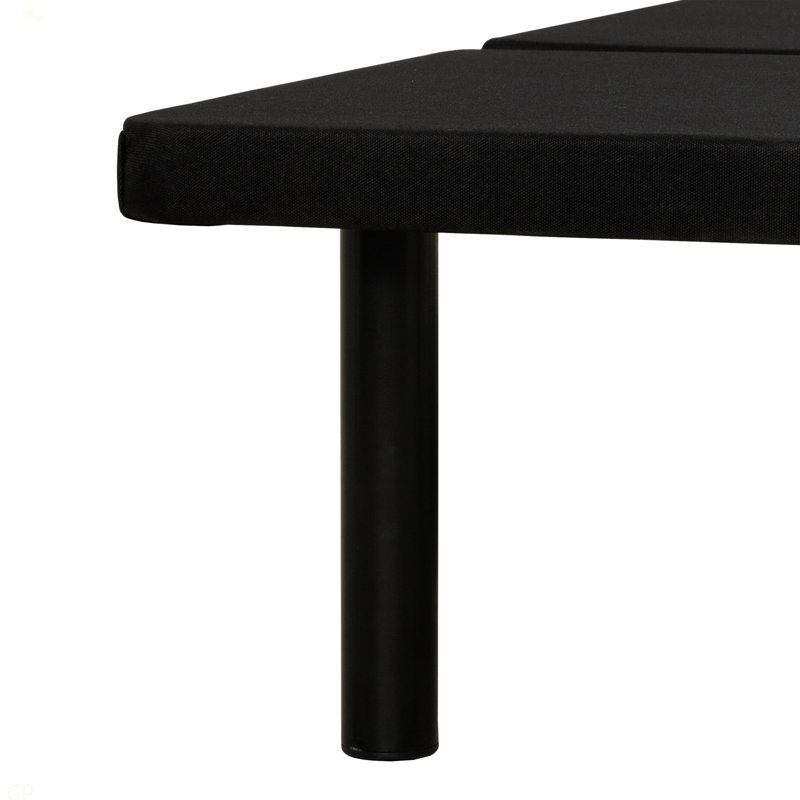 Upholstered Twin Size Platform Bed Frame For Bedrooms, Guest Rooms, Apartments, Dorms, Space Saving