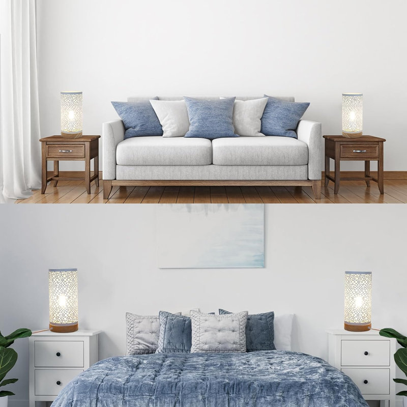 Lampe avec lumières, Blanc