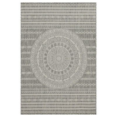 Sunshine GC_HAR2018 Silver Indoor/Outdoor Area Rug