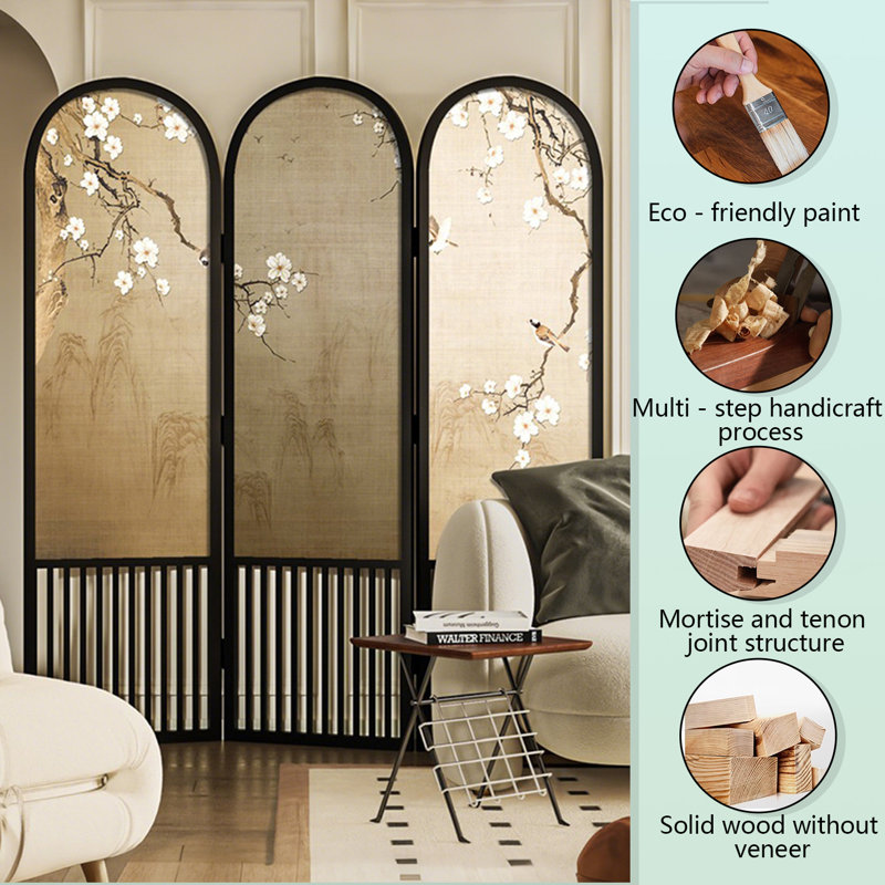 Cloisons en bois de pin brun rétro, H 78,74 po x l 70,87 po x P 1,38 po