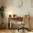 Neptune 12" LED Table Lamp With Natural Travertine Stone Base