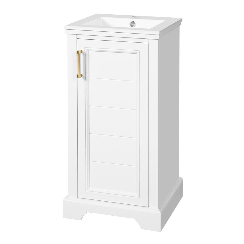 Meuble-lavabo de 16 po avec lavabo en céramique