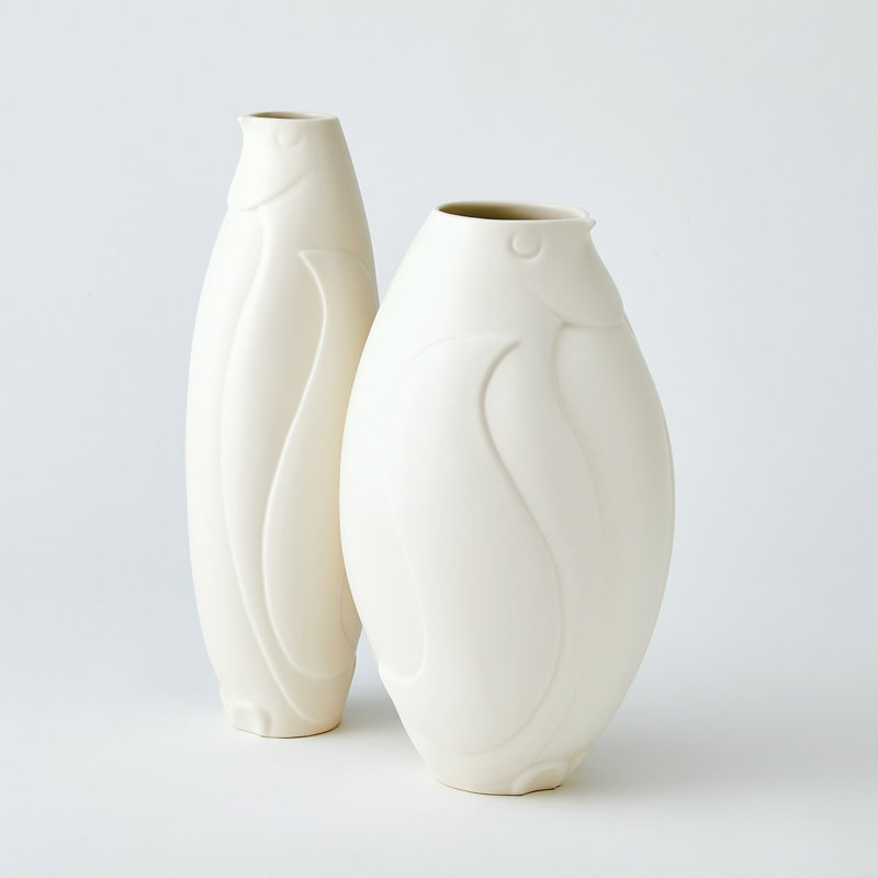 Ceramic / Porcelain Table Vase, Overall Height-  14"