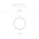 Bobber Single Light Glass LED Flush Mount