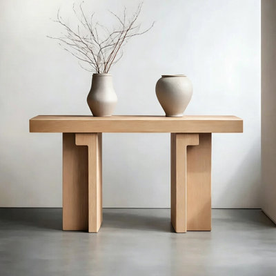 Console de style industriel moderne et minimaliste