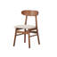 Ensemble de salle à manger en bois avec table rectangulaire et chaises Caveney-70096451-70096449