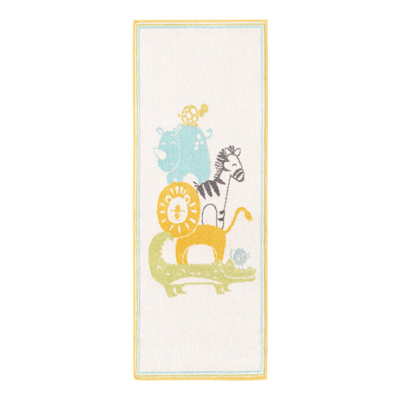 Rectangle Polypropylene Plastic Rug, Runner 2'2" x 6'