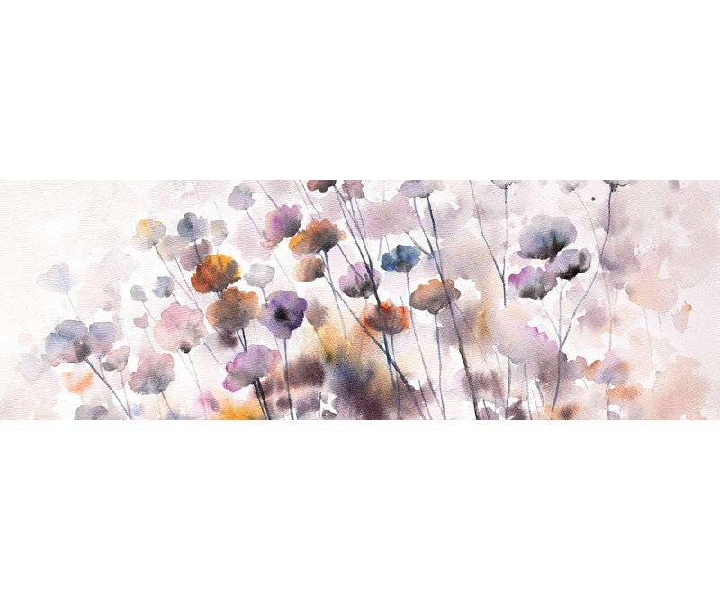 Fleurs sauvages, reproduction sur toile