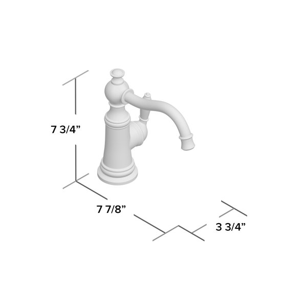 S42107 Moen Weymouth Single Hole Bathroom Faucet With Drain Assembly   Reviews Wayfair