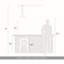 Mini-luminaire suspendu 1 lumière Hanrahan en noyer clair-889325707