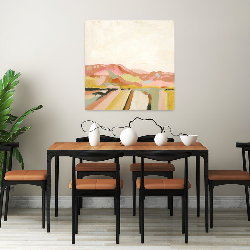 Art contemporain, paysage contemporain abstrait, art naturel, H 32 po x l 32 po