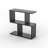 Modern Anthracite Side Table, 23.6 x 23.6 x 7.9 inches | 100% Melamine Coated Particle Board, Thickness: 0.7 inches | Stylish Design, Perfect for Living Room & Bedroom, Durable & Easy to Clean-350181304-297069186
