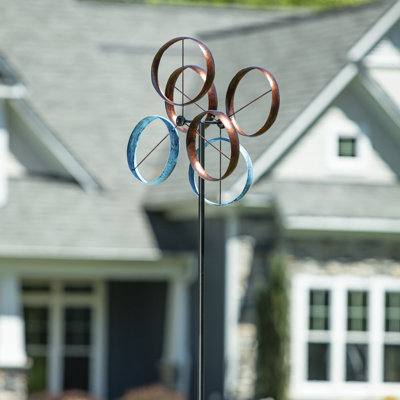 Metal Roundabout Breeze Wind Spinner, 72in