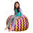 Motif de chevron mauve et jaune