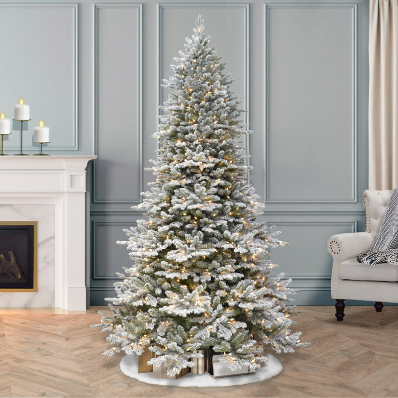7.5' Lighted Artificial Fir Christmas Tree