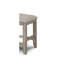 Mobilier en bois de style campagnard avec repose-pieds et banc à hauteur de comptoir 1pc