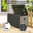 Outdoor and Indoor Plastic Storage Deck Box with Lock and Wheels-115188384