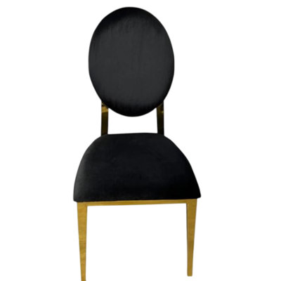 Chaise en velours Medusa