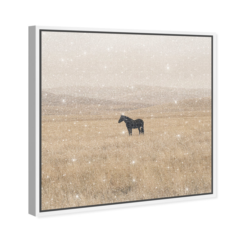 The Middle Print by Oliver Gal, 13" H x 13" W, White Floater Frame