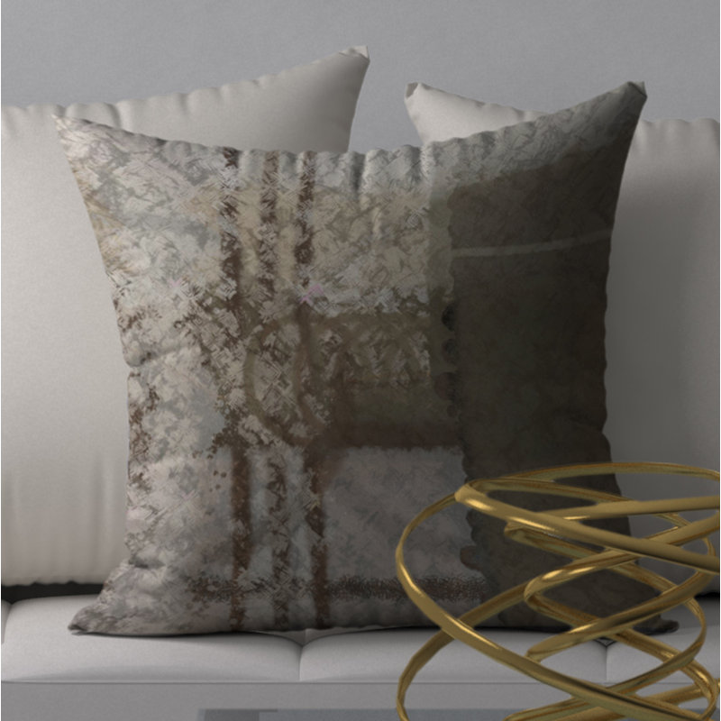 Reversible Throw Pillow, 18" x 18"