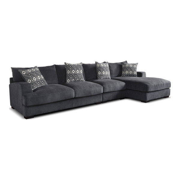 Latitude Run® Ruthanne Large L-Shaped Sectional With Right Chaise | Wayfair