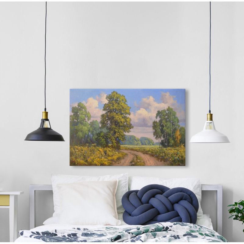 Smell The Wild Flowers by Marmont Hill - Wrapped Canvas Painting, 20cm H x 30cm W x 3.81cm D