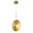 Oey 1 - Light Brass LED Single Pendant-745075170
