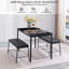 Fauste Rectangular 47.2'' L x 27.5'' W Restaurant Dining Set-831072727-831072729-831072730