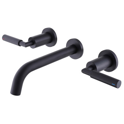 Wall 2-handle Bathroom Faucet