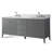 Laval 72" Double Sink Freestanding Bathroom Vanity with Engineered Marble Top-105310782-105310776