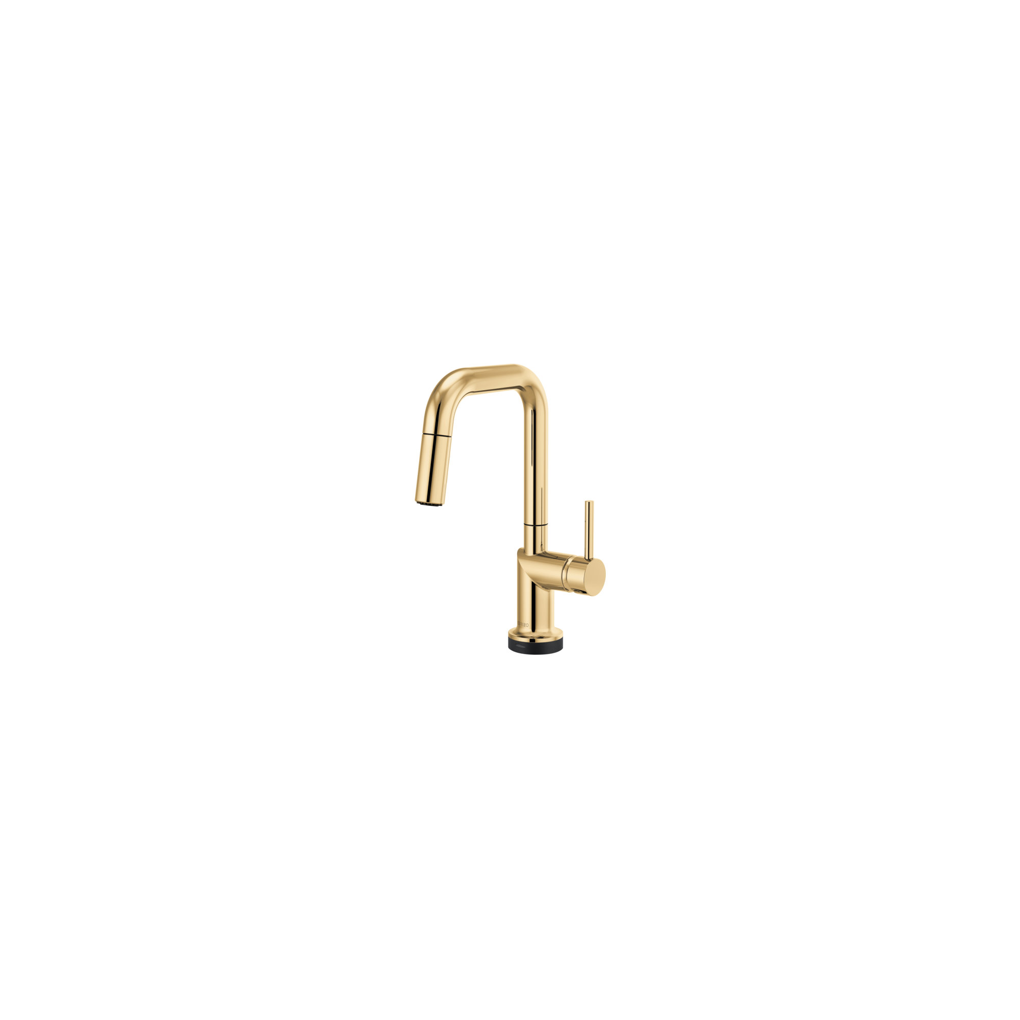 Odin® Bar Faucet with Square Spout, Polished Gold, Lever